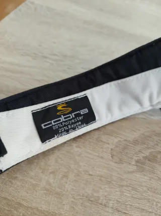 Visera Cobra Golf Negra