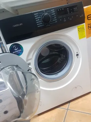 Lavadora Cecotec 8kg Inverter