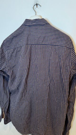 Camisa cuadros marrón y negra