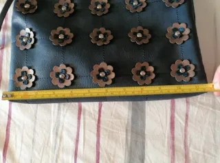 Borsa Marina Galanti blu con fiori