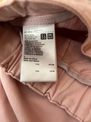 Pantalón corto Uniqlo Talla S Rosa