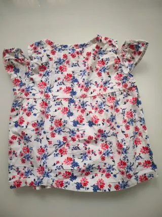 Vestitino bimba 12/19 mesi fantasia floreale