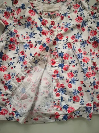 Vestitino bimba 12/19 mesi fantasia floreale