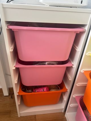 Muebles auxiliares infantiles de plástico