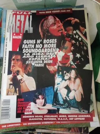 Revista metal hammer/ metal atack/heavy rock...etc