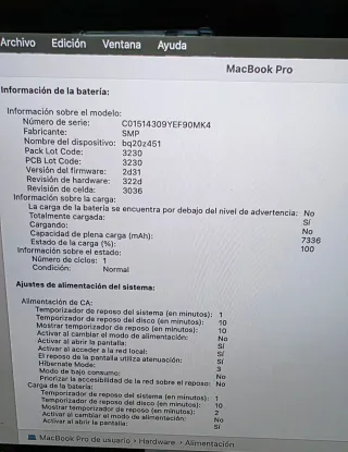 Macbook pro 2018 15" i7 16gb o cambio SOLO HOY
