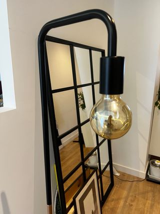 Lámpara de pie base de mármol