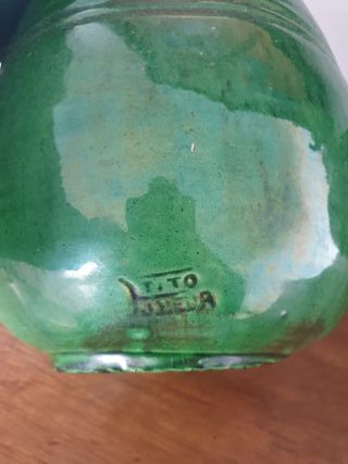 Jarrones de Cerámica Vidriada. Maestro Tito Úbeda