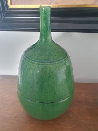 Jarrones de Cerámica Vidriada. Maestro Tito Úbeda