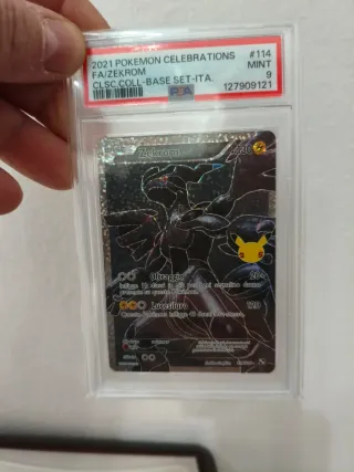 Carte Pokémon Zekrom & Reshiram.SEQUENZIALI PSA 9/