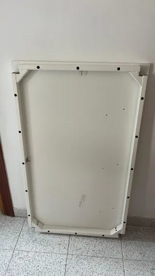 Mesa comedor/escritorio blanca 100x60x75 de alto.