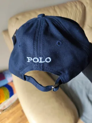 Gorra Polo Ralph Lauren azul marino logo blanco