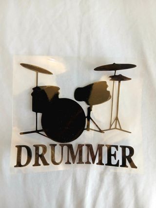 Adesivo Drummer per batteria