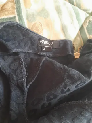 Vestido azul con textura