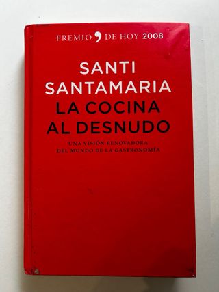 Lote libros de cocina santi santamaria Michelin
