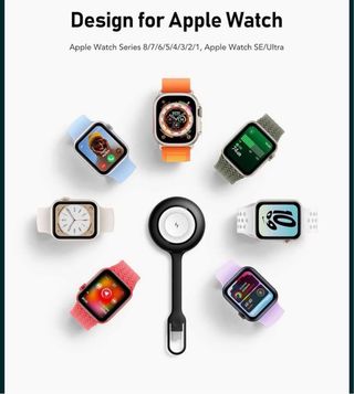 weeFancy Cargador Blanco  1200 mAh Apple Watch