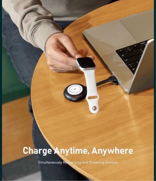 weeFancy Cargador Blanco  1200 mAh Apple Watch