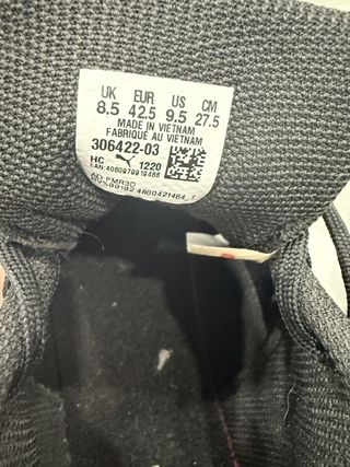 Zapatillas Puma Ferrari Negras