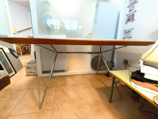 Mesa de trabajo/despacho madera y metal