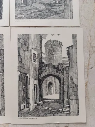 Lote 9 láminas José Luis Marcos 'Marco'