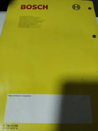 Catálogo Bosch Reguladores 90/91 camiones turismos