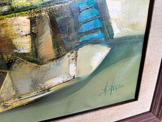 Quadro antico olio su tela