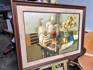 Quadro antico olio su tela