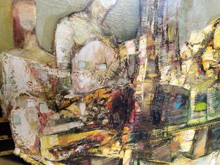 Quadro antico olio su tela