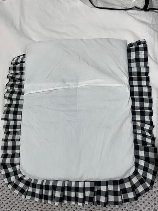 Funda Capazo y Capota Cuadros Vichy