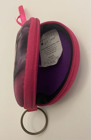 Monedero Gorjuss Negro y Rosa