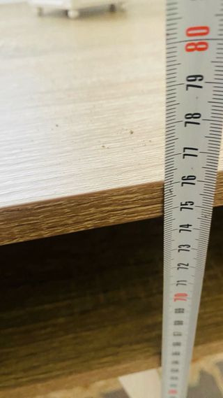 Mesa escritorio madera y metal