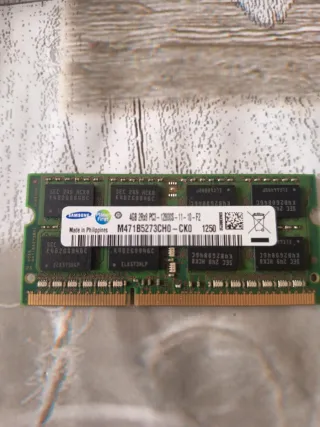 Memoria RAM Samsung DDR3 4GB PC3-12800S