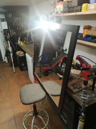 Espejo de baño con luz LED