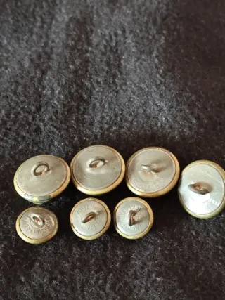 Botones Infantería Alfonsinos