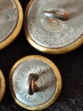 Botones Infantería Alfonsinos