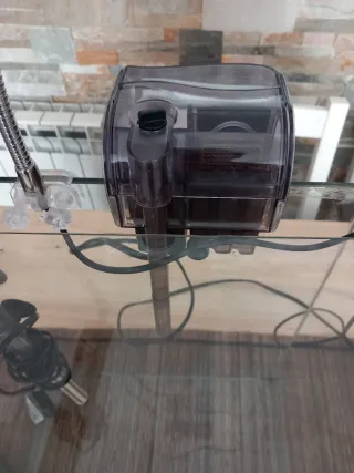 Pecera de cristal con accesorios marca blau