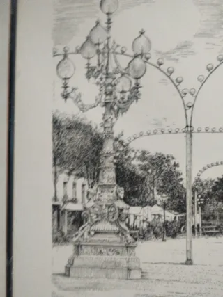 Cuadro Paseo Linares Antiguo 54x68