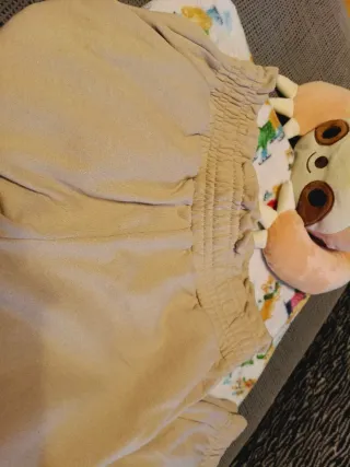 Pantalón Chándal Mujer Beige