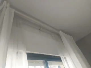 Barras de cortina blancas varias medidas