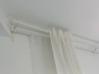 Barras de cortina blancas varias medidas