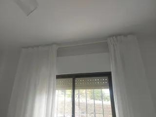 Barras de cortina blancas varias medidas