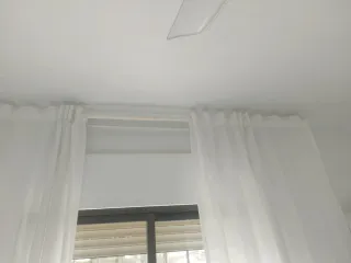 Barras de cortina blancas varias medidas