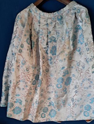 Traje de fallera vintage azul y plata (1971)