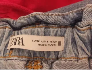 Jeans Zara Mujer Azul