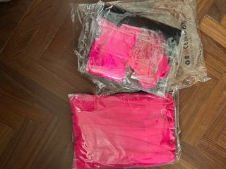 Costume Carnevale Bambina Rosa/Nero