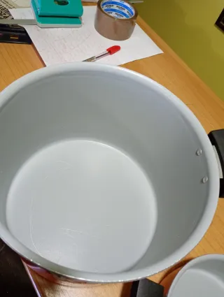 SET DI 3 PENTOLE VINTAGE ROSSE