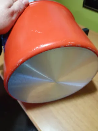 SET DI 3 PENTOLE VINTAGE ROSSE