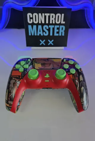 Mando PS5 Personalizado Dinosaurios