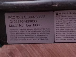 Patinete Xiaomi 365 SIN BATERIA