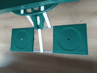 Mesa plegable con 4 sillas